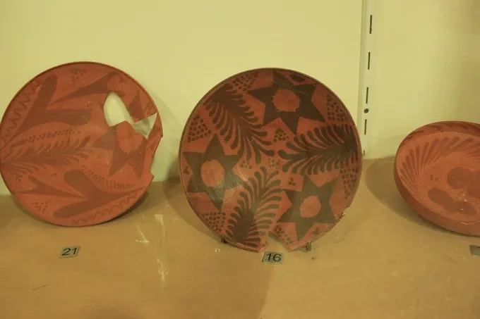Cerámica nabatea del Museo Arqueológico de Petra