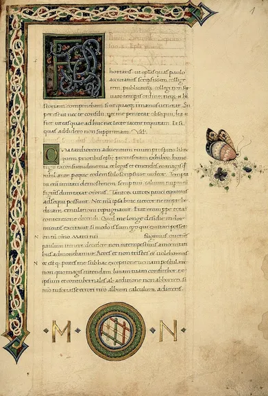 Las cartas de Plinio el Joven en un códice del siglo XV de la Biblioteca Malatestiana