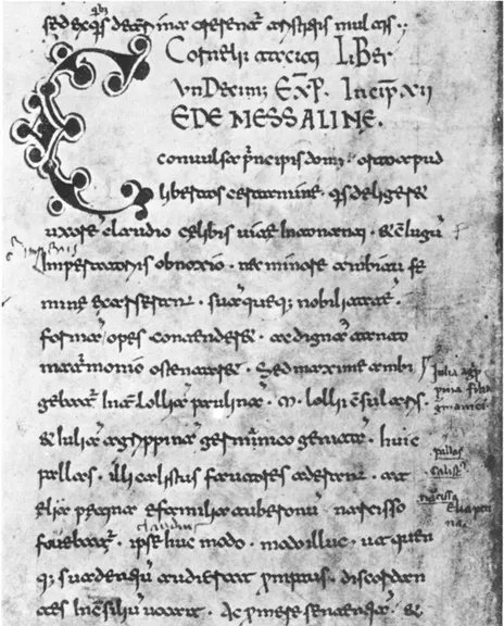 Copia medieval de los Anales de Tácito, testigo de la persecución neroniana