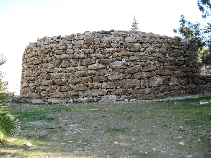 Torre de vigía amonita del siglo VII a. C. en Amán, la antigua Rabbá