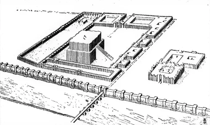 Excavación del Esagila, templo de Marduk, en la Babilonia de Koldewey