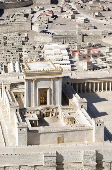 Maqueta del recinto del Templo