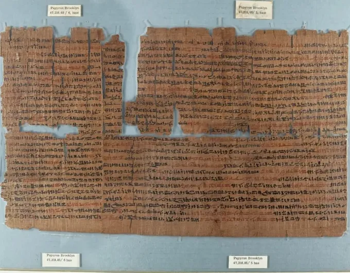 Papiro Brooklyn 35.1446, lista de siervos domésticos con nombres semitas