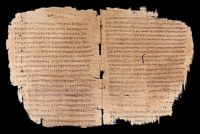 Papiro 46, la colección más antigua de las cartas paulinas, que incluye Hebreos