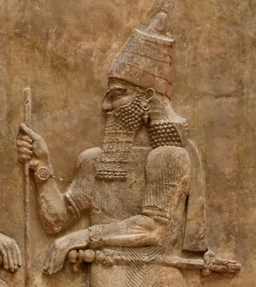 Relieve de Sargón II en su palacio de Jorsabad