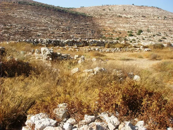 Tel Silo, donde se plantó el Tabernáculo al repartirse la tierra por suertes