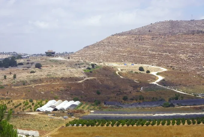 Tel Silo, donde se plantó el tabernáculo tras el reparto de la tierra