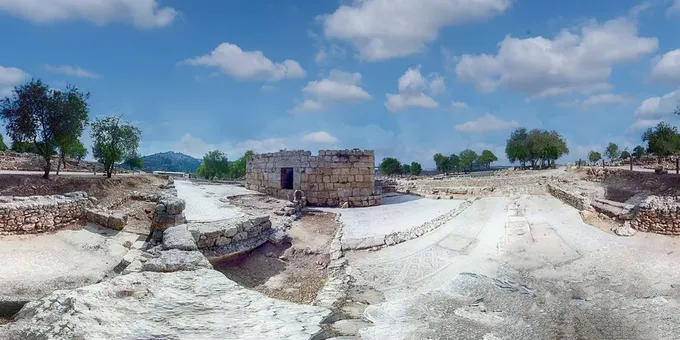 Tel Silo, donde se plantó el Tabernáculo al repartirse la tierra
