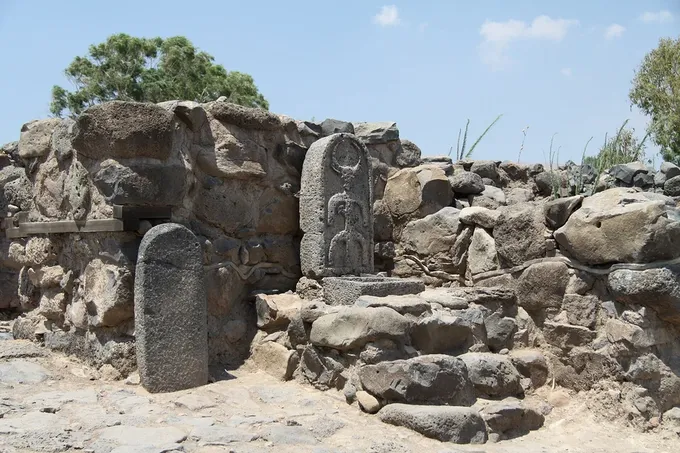 Ruinas de Betsaida, patria de Pedro, Andrés y Felipe, junto al lago
