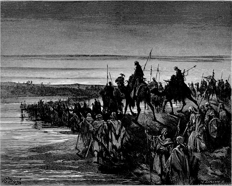 Israel cruza el Jordán